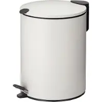 kela Pedaal Afvalemmer, 5 L, Wit - | Mats