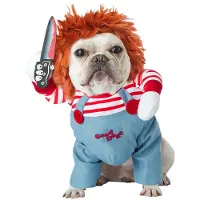 California Costumes Chucky kostuum voor honden