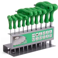 Hofftech Inbus T Sleutel Lang Set - 10 Delig