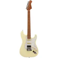 Fazley Sunset Series Dawn HSS Olympic White elektrische gitaar met gigbag