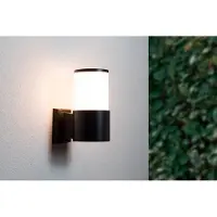 Groenovatie Buiten Wandlamp - Modern Design - E27 Fitting - Waterdicht IP54 - Mat Zwart