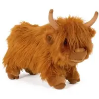 Semo Schotse Hooglander knuffel - 30 cm - bruin - pluche - knuffeldier - knuffelbeest - speelgoed