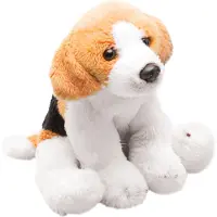 Suki Gifts Knuffel Beagle hond - 13 cm - Speelgoed knuffelbeesten - Honden soorten