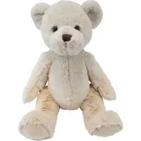 Suki Gifts Pluche knuffel dieren teddy beer/beren beige 39 cm, zittend 27 cm - Speelgoed knuffelbeesten