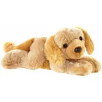 Heunec Pluche blonde Labrador hond knuffel 32 cm - Honden huisdieren knuffels - Speelgoed voor kinderen