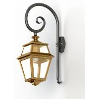 Roger Pradier Place des Vosges 2 Model 2 Wandlamp Tinted Lacquered Brass