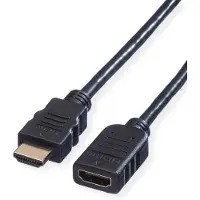 Value HDMI High Speed Cable met Ethernet M-F, 2 m