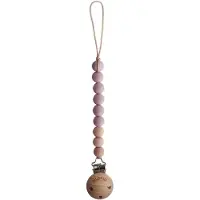Mushie Dummy ketting Eva Mauve