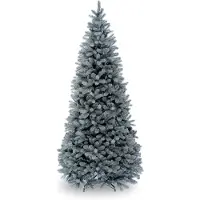 National Tree Company Feel Real Downswept Douglas Fir Blue Slim Hinged h213cm