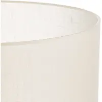 Helam Lampenkap Alba, Ø 45 cm, E27, ecru Alba, crème / amber, Woon-/ Eetkamer, Textiel / Stof / Zijde