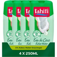 Tahiti 0% Kokos Water Douchegel 4 x 250ml - Voordeelverpakking