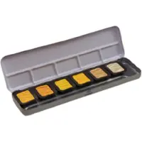Finetec K-F0601S Verftablet 30x22mm Pearlescent 6 Stuks In Blik,