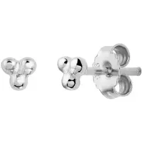 GLAMS oorknoppen bolletjes - Zilver