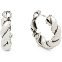 Glow Silver Lining - 107.1420.00 - Oorringen - Zilver - Gerhodineerd - 12mm