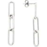 Glow Silver Lining - 106.1431.00 - Oorhangers - Zilver - Gerhodineerd - 40mm x 6mm