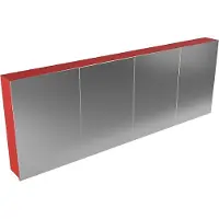 Mondiaz Cubb spiegelkast 200x70x16cm fire met 4 deuren
