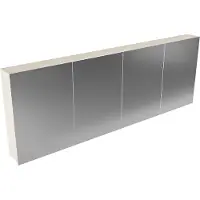 Mondiaz Cubb spiegelkast 200x70x16cm linen met 4 deuren