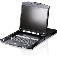 Aten 16-Poorts KVM Schakelaar LCD 19" Console Zwart
