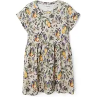 Name it jurk meisjes - beige - NMFhemone - maat 104