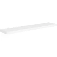 vidaXL Wandschap zwevend 120x23,5x3,8 cm MDF wit