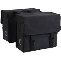 Willex Dubbele Tas Canvas 48L Zwart/Mat Zwart