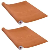 vidaXL Deurfolies zelfklevend 2 st 210x90 cm PVC lichteikenkleurig