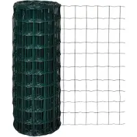 vidaXL Euro hek 25x1,0 m staal groen