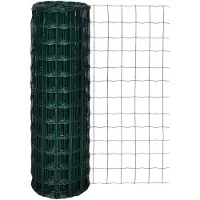 vidaXL Euro hek 10x1,2 m staal groen