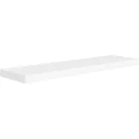 vidaXL Wandschap zwevend 90x23,5x3,8 cm MDF wit