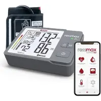 Rossmax Z5 bovenarm bloeddrukmeter met boezemfibrilleren (AFib) detectie en smartphone verbinding