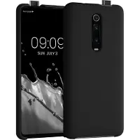 Kwmobile telefoonhoesje geschikt voor Xiaomi Mi 9T (Pro) / Redmi K20 (Pro) - Hoesje met siliconen coating - Smartphone case in zwart