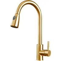 Viking Choice Keukenkraan goud - met uitrekbare kop tot 82 cm