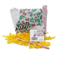 TOOT! Natuurlijke Kinder Make up Set - Kameleon - Oogschaduw, Kwast, Make up Tasje