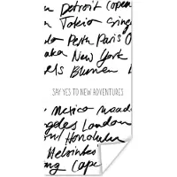 PosterMonkey Poster Spreuken - Quotes - Say yes to new adventures - Mexico - 20x40 cm