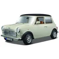 Bburago Mini Cooper 1969 1:18 creme/zwart