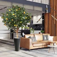 Maxifleur Kunstplanten Sinaasappel deluxe Giant kunstboom 275cm