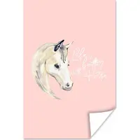 PosterMonkey Poster Life is better with a horse - Quotes - Paarden - Spreuken - 60x90 cm