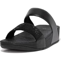FitFlop Women Lulu Slide Hotfix All Black-Schoenmaat 37