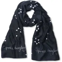 Katie Loxton Sjaal - Sparkle Every Day- thistle grey - 184 cm X 86