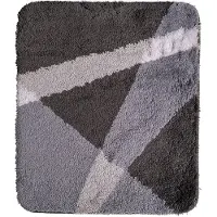 Wicotex badmat 60x90 cm. acryl grijs 8299-096