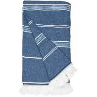 The One Towelling hamamdoek Recycled - Navy
