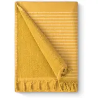 Arowell Byrklund Hamamdoek Bath Basics - 100x180 - 100% Katoen - Geel