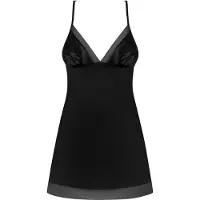 Obsessive Alifini Sexy Jurkje & String Zwart L/XL
