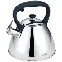Klausberg 7207 fluitketel - 3L - rvs - alle warmtebronnen