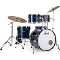 Pearl ROADSHOW FUSION 20 + B-50 ROYAL BLUE METALLIC + SOLAR CYMBALS