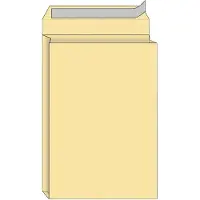 Quantore - Envelop monsterzak 230x350x38mm zelfkl creme 125st
