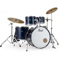 Pearl Roadshow 5pc USA Fusion Drum Kit w/3 Sabian Cymbals Royal Blue
