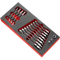 Facom module 12 scharnierende ringsteekratelsleutels - MODM.467BFJ12PB
