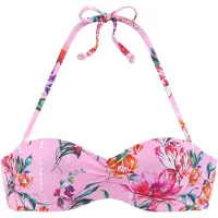 Sunseeker Bikinitop oranje / pink / lichtroze / wit