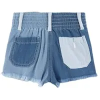 Stella McCartney Kids Straight leg korte broek van denim met patchwork